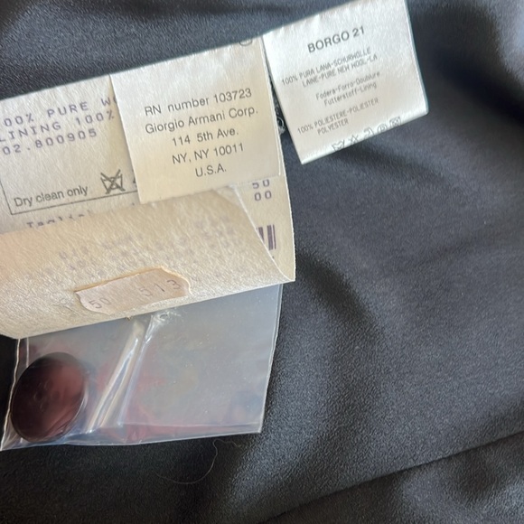 NWT! Giorgio Armani Borgo 21 Italy Blazer Jacket Size 50 - Picture 11 of 11